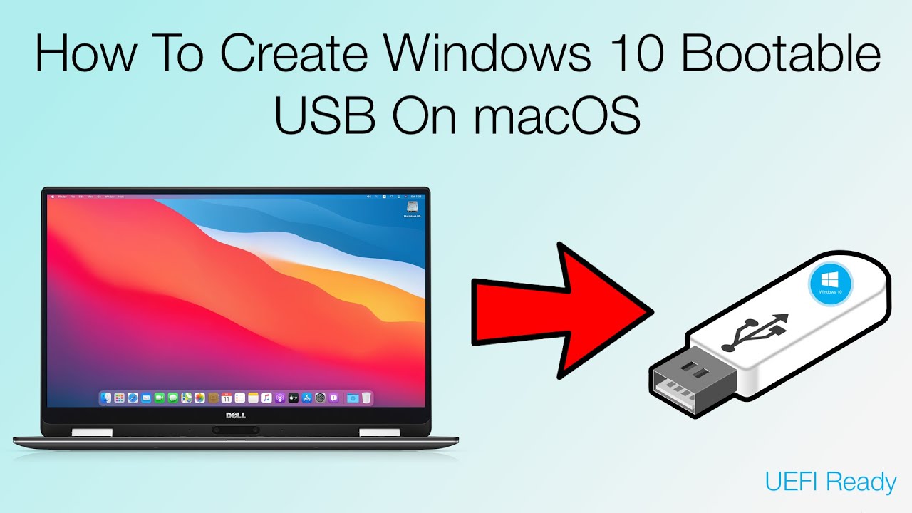 install windows 10 from usb for mac